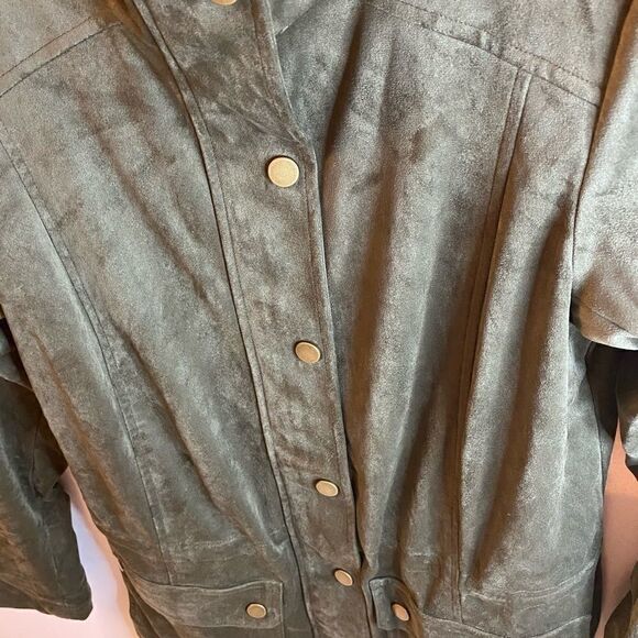 Linea Louis Dell” Olio faux suede jacket AnorakXXS - Picture 11 of 12